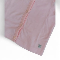 Adorable Ruffled Pink Cardigan for Baby Girls