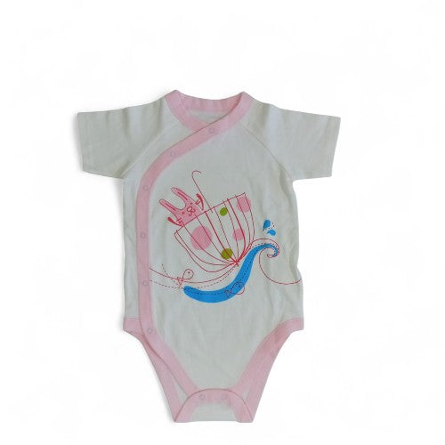 Sweet Bunny in an Umbrella Baby Bodysuit