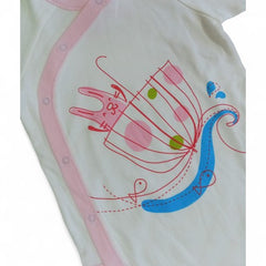 Sweet Bunny in an Umbrella Baby Bodysuit