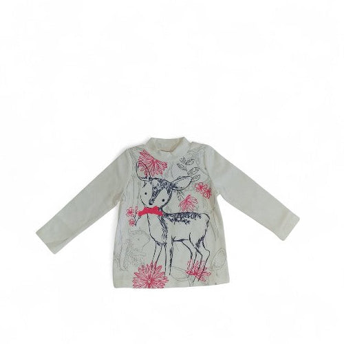 Kids' Long Sleeve Fawn Graphic Tee