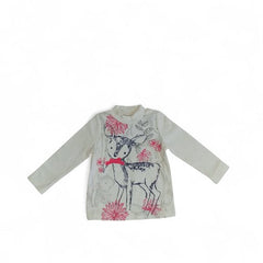 Kids' Long Sleeve Fawn Graphic Tee