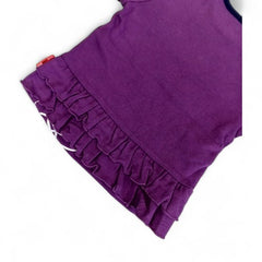 Charming Butterfly Print Long-Sleeve T-Shirt - Purple