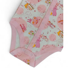 Whimsical Umbrella & Hot Air Balloon Baby Romper