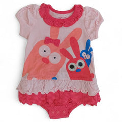 Adorable Ruffled Bunny T-Shirt for Baby Girls