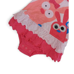 Adorable Ruffled Bunny T-Shirt for Baby Girls