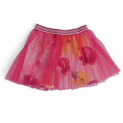 2Pc Watercolor Floral Cold-Shoulder Top for Baby Girls