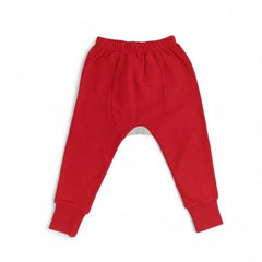 Adorable Red Bunny Harem Pants for Kids