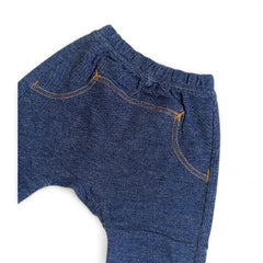 Adorable Monster Face Denim Pant