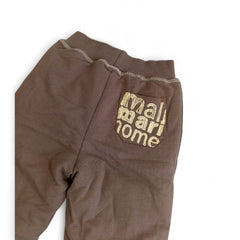 Kids' Brown Fleece Jogger Pants