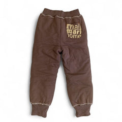 Kids' Brown Fleece Jogger Pants