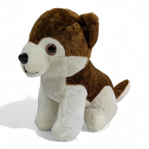 Adorable Sitting Husky Plush Toy