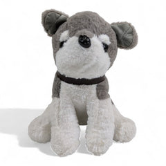 Adorable Sitting Husky Plush Toy