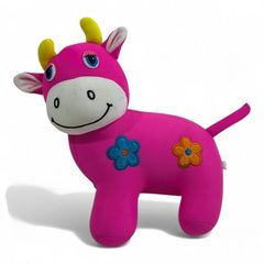 Adorable Smiling Cow Plush Toy