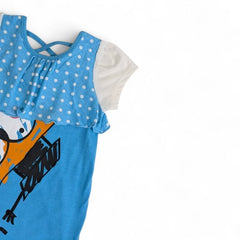 My Mom Is My Teacher" Blue Toddler T-Shirt with Owl Graphic
