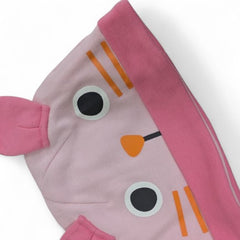 Kids Pink Bunny Cap
