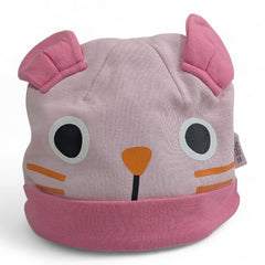 Kids Pink Bunny Cap