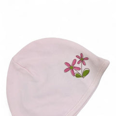 Kids Pink Flower Graphics Cap