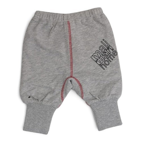 Grey Cotton Baby Harem Jogger Pants