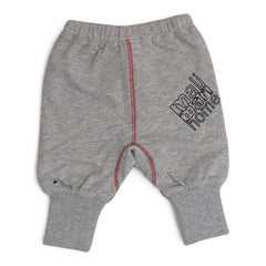 Grey Cotton Baby Harem Jogger Pants