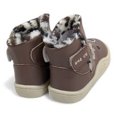 Brown Faux-Fur Lined Koala/Bear Baby Winter Boots