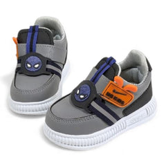 Grey & Blue Spider-Man Toddler Sneakers