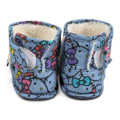 Cozy Blue Hello Kitty Infant Booties