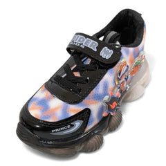 Prince Character Kids Sneakers – Black & Multicolor