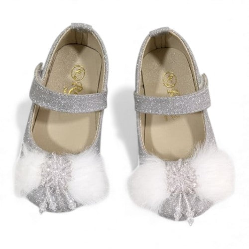 Elegant Silver Party Shoes