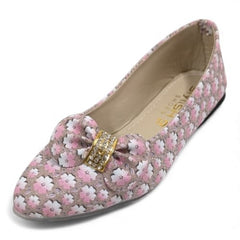 Girls Stylish Pink Ballet Pumps