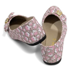 Girls Stylish Pink Ballet Pumps