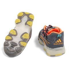 "SPORT" Kids Grey & Orange Sneakers