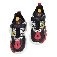 Black & White Abstract Bubble Sole Sneakers