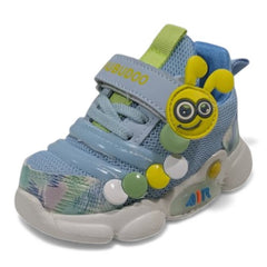 Adorable Light Blue Caterpillar Toddler Sneakers