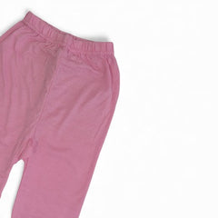 Kids' Lightweight Pink Jersey Leggings