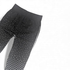 Black & White Gradient Pattern Leggings