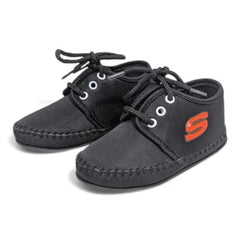 Adorable Black Baby Moccasins