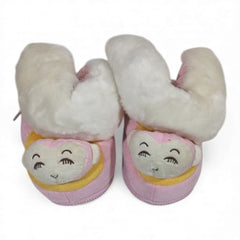 Adorable "Cheeky Monkey" Baby & Toddler Booties -Pink
