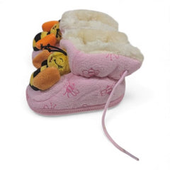 Adorable Bumblebee Baby & Toddler Booties-Pink