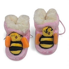 Adorable Bumblebee Baby & Toddler Booties-Pink
