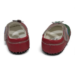 Wild Flower Soft Sole Baby Pre-Walkers -Red