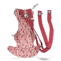 Crimson Bloom" Ergonomic Baby Carrier -Red