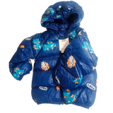 Sweet Dino Printed  Winter Jacket