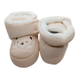 White Bear Baby Fleece Warm Shoes