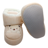 White Bear Baby Fleece Warm Shoes