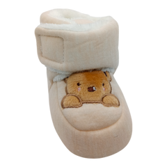 Brown Bear Baby Fleece Warm Shoes