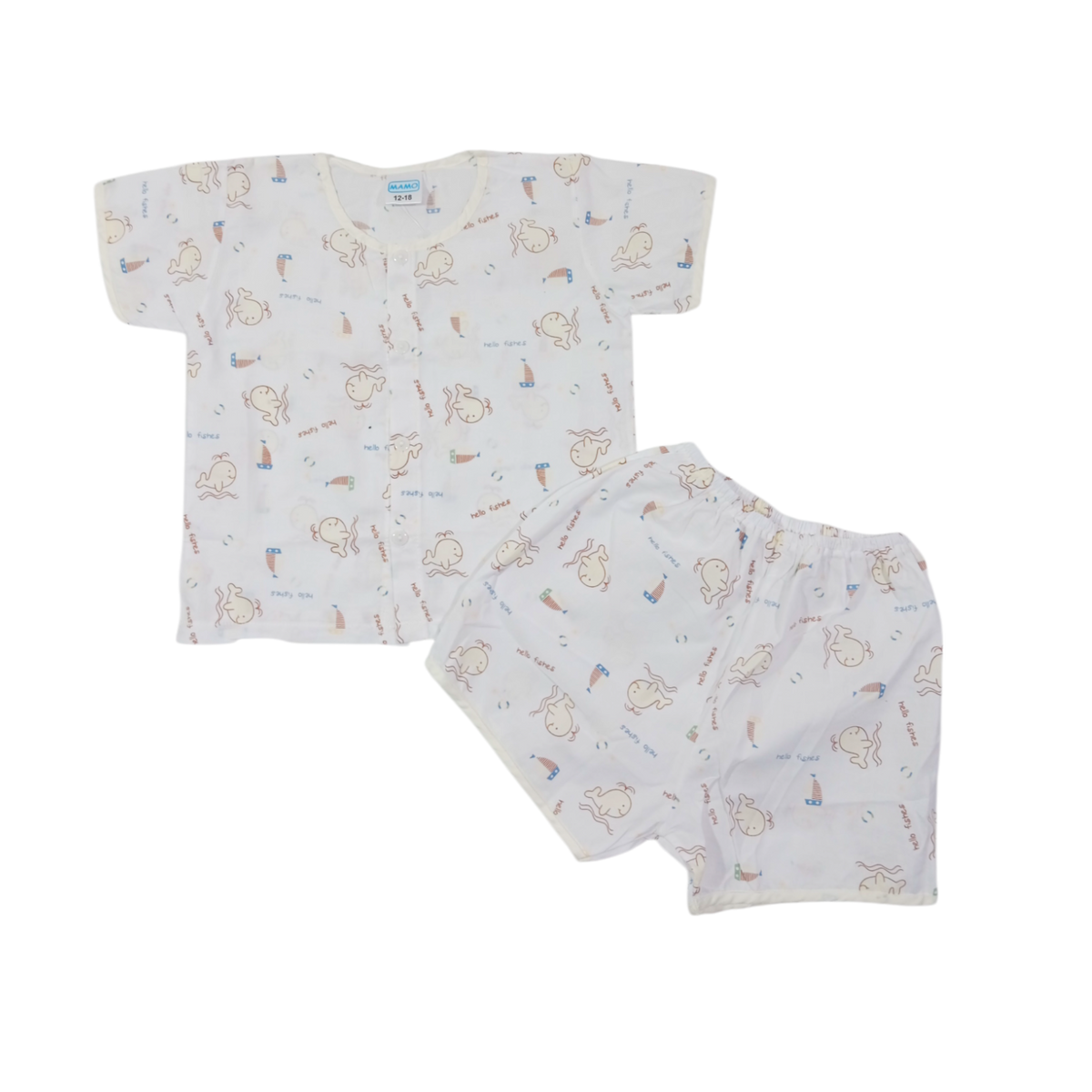 Cotton Muslin Jabla Top & Shorts