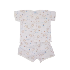 Cotton Muslin Jabla Top & Shorts