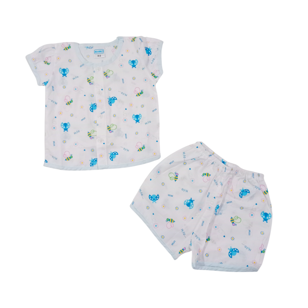 Cotton Muslin Jabla Top & Shorts