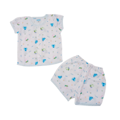 Cotton Muslin Jabla Top & Shorts