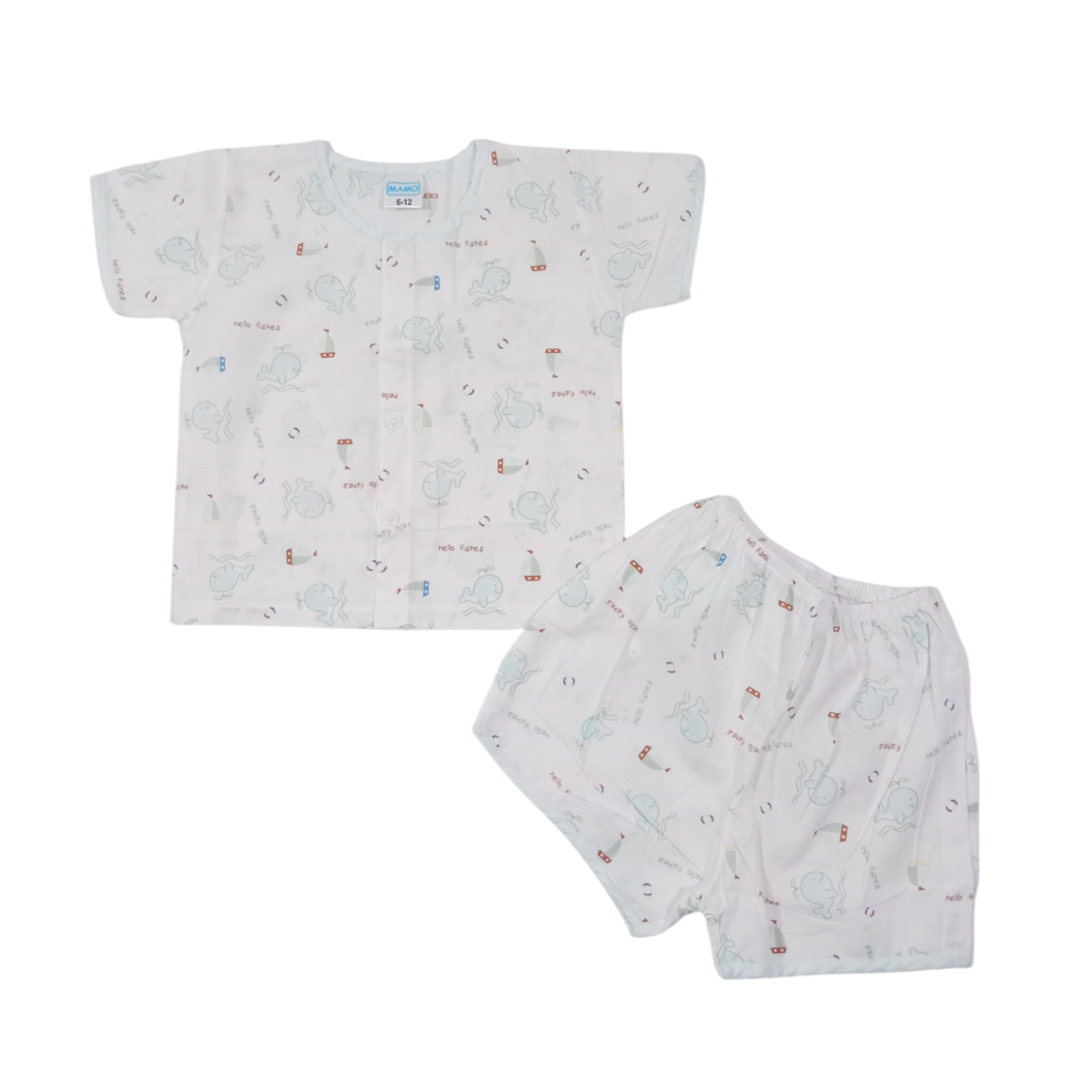 Cotton Muslin Jabla Top & Shorts